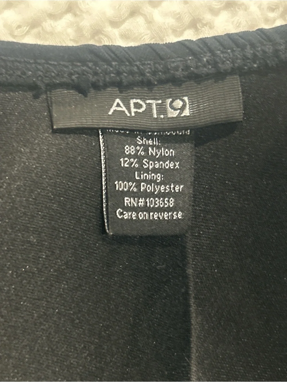 Apt. 9 sleek black